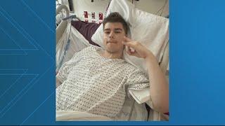 YouTuber speaks from hospital bed after being shot while making prank video at mall