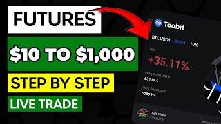 Turn $10 into $1000 (Crypto futures Trading Course) | Bitcoin Leverage Trading Tutorial