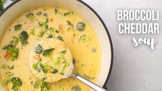 Creamy Broccoli Cheddar Soup | The Recipe Rebel