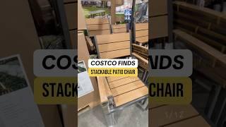 AI voice used. Stackable Patio Chair at Costco #shorts