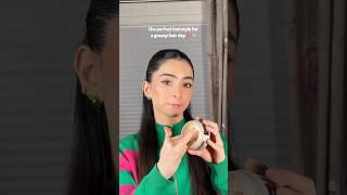 Chic, Sleek & Perfect on a greasy hair day  #hairtutorial  #sleekhair #easyhairstyles #greasyhair
