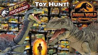 Jurassic World Toy Hunt! Hammond Collection Giganotosaurus Therizinosaurus + Chaos Theory Toys!!