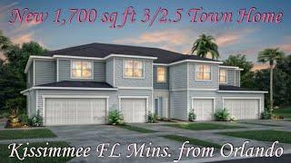 1,700 sq ft 3/2.5 ~ New Construction Town Home for Sale in Orlando Florida