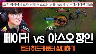 페이커가 극 하드카운터 챔프 장인 프제짱 상대하는 방법 ㅎㄷㄷ | 롤 하이라이트 LCK T1