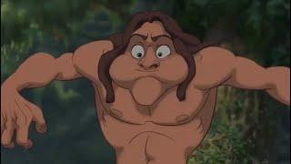 Tarzan, but only when he speaks