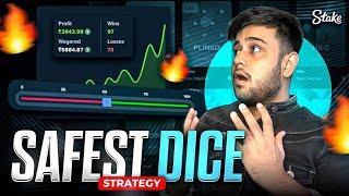 I Tried SAFEST DICE STRATEGY* on STAKE !!!! ( 99.9% Working )