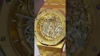 YOU CANNOT BUY THIS: Audemars Piguet Royal Oak Skeleton Ultra-Thin Gold, true #hautehorlogerie