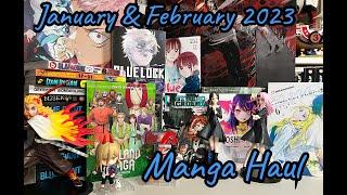 January and February 2023 Manga Haul + Katsucon 2023 Merch