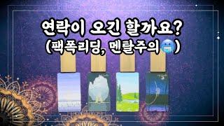 [타로/연락운] 먼저 연락 한 번 하는게 그렇게 힘들어? #팩폭리딩