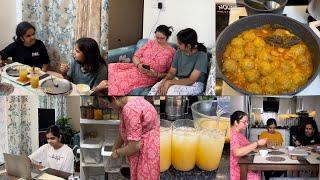 Indian Moms Lunch to Dinner Routine with Kids Study Plan | Kathal Kofta Curry/OnePotMeal/Aam Panna