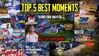 Top 5 Best Moments PMCO Global Final | Pubg Mobile | Fall Split 2019