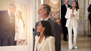 King Felipe and Queen Letizia opened a special Exhibtion