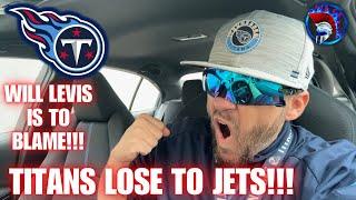 WILL LEVIS DID IT AGAIN! Titans Lose to Jets 24-17 Because of WILL LEVIS! | Titan Anderson Reaction