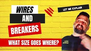 How To Find The Breaker Size and Wire Size Calculation.