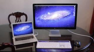 Apple Thunderbolt Display Review (with Setup & Demo)