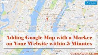 Add Google Map with Marker to Website