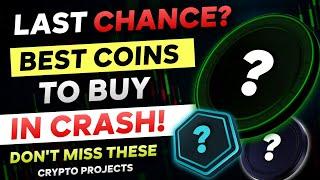  10 Best Altcoins to Buy in this CRASH!! | Don't Miss These Crypto Projects! | Bitcoin Crash Today