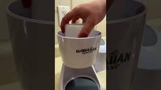 HAWAIIAN SHAVED ICE MACHINE REVIEW #shorts #shavedice #amazoncanada #amazonfinds #amazongadgets