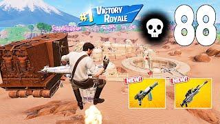 88 Elimination Solo Vs Squads "Zero Build" Gameplay Wins (NEW Fortnite Chapter 6 PC)