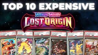 Top 10 Expensive Lost Origin Pokemon Cards! (Graded)