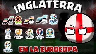 HISTORIA de INGLATERRA en la EUROCOPA  1960-2024 COUNTRYBALL