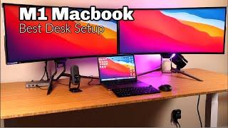 The Best MacBook Pro M1 Setup 2022 | Accessories for MacBook Air MacBook Pro M1 Plus Dual Monitor