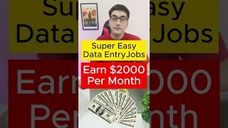 Easy Data Entry Jobs for beginners | Work From Home Jobs | How to Make Money Online | Typing Job pak