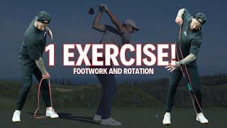 5 Minute Golf Fitness to level up your Footwork & Rotation