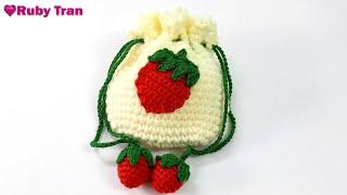 Hướng Dẫn Móc Túi Đựng Trang Sức Đi Du Lịch #1 | Crochet Bag Handmade