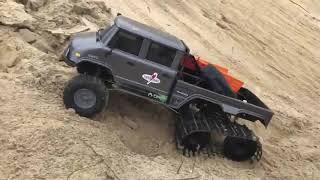 Half-Track In The Sand EXTREME RC 4X4