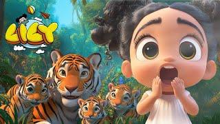 Tiny Tiger’s Wild Animal Adventures | Lily's World Nursery Rhymes & Kids Songs