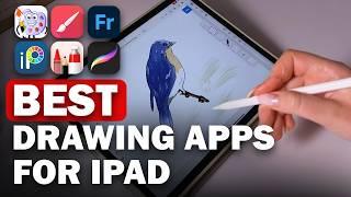 BEST drawing apps for iPad Pro - FREE?! Procreate, Art Set, Ibis Paint, Infinite Painter, Fresco