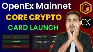 Openex Mainnet New Update || Core Dao Crypto Card Launch | Satoshi Mining Oex New Update #coredao