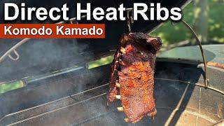 I Tried Direct Heat Ribs on the Komodo Kamado and THIS Happened!