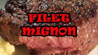 FILET MIGNON, RICHARD IN THE KITCHEN