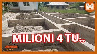 KWA MILLION 4 TU ZAHIR ANAKUJENGEA HUU MJENGO WA VYUMBA 3 |SEBULE |JIKO |DINNING |STORE |VARANDER