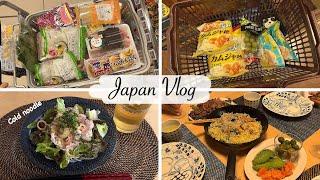 shopping at supermarket and Kaldi, Uniqlo haul, Soba lunch, Miso grilled pork | japan vlog