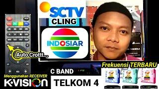 Frekuensi INDOSIAR SCTV Terbaru Telkom 4 || Cara Mendapatkan Siaran SCTV INDOSIAR Telkom 4 CBAND