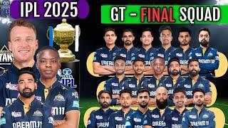 IPL Auction 2025 Gujarat Titans Final Squad | GT Team Full Squad for IPL 2025 | GT Team 2025