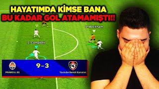 HAYATIMDA İLK DEFA BİRİSİ BANA 9 GOL ATTI! ŞOKTAYIM! EFOOTBALL PES 2022 MOBILE