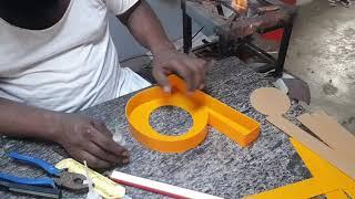 How  to make 3D letter meking