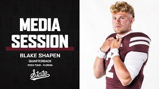 FOOTBALL | Blake Shapen - Week Four Media Session