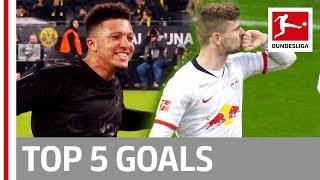 Sancho, Werner, Bensebaini & More - Top 5 Goals on Matchday 14