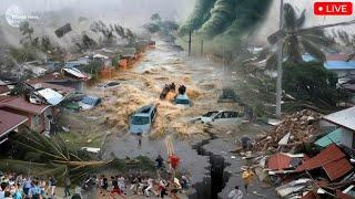 Philippines In Chaos! Super Typhoons, Flash floods and Volcano eruptions trigger Tsunami