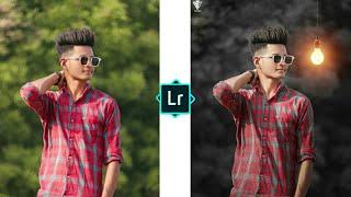 PicsArtAmazing Creative Night Bulb Photo Editing || Lightroom Editing - Faiz Editz