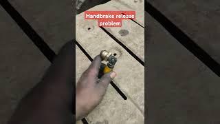 handbrake release problem #automobile #bharatbenztruck #mechanic
