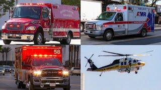 Emergency Vehicles Transporting to Cedars-Sinai Medical Center (Compilation 2)