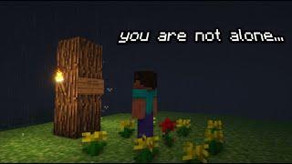 Something is Leaving Messages Behind in This Minecraft World...