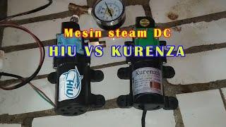 Perbandingan mesin steam DC Hiu vs Kurenza, Test kurenza