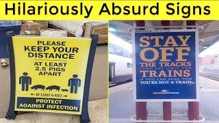 Warning: These Signs Will Break Your Funny Bone! || Happy Panda